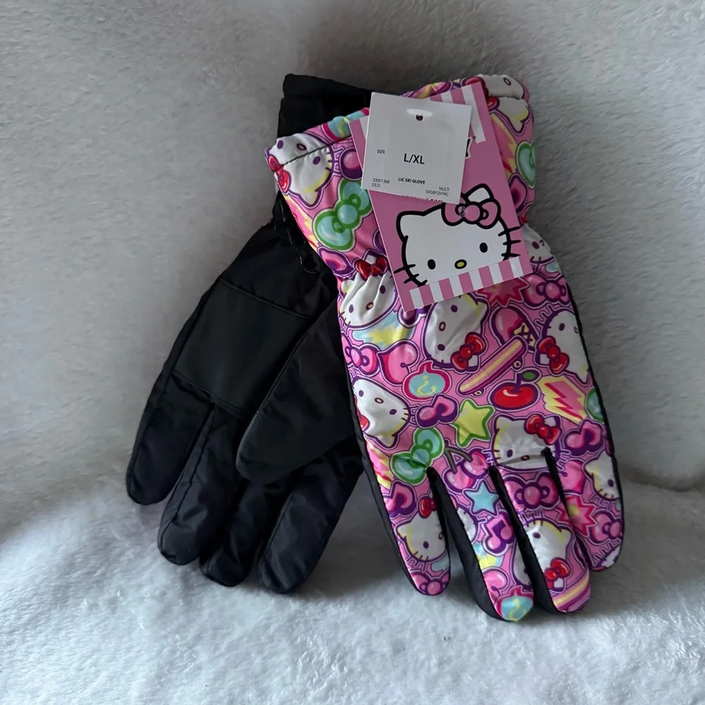 Hello‎ Kitty Colorful Kids Gloves Girls Size L-XL New
